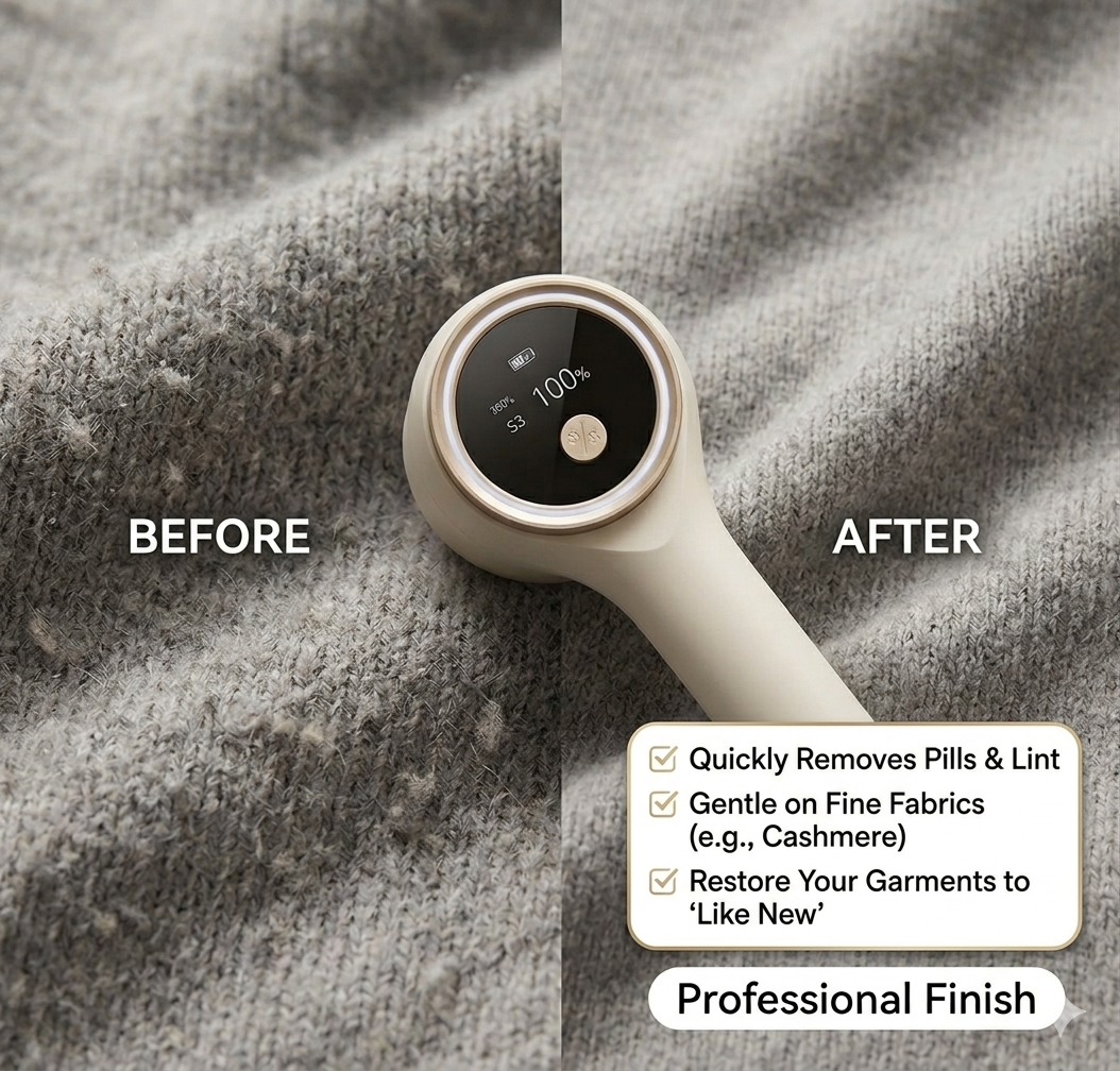 Rechargeable Fabric & Lint Shaver